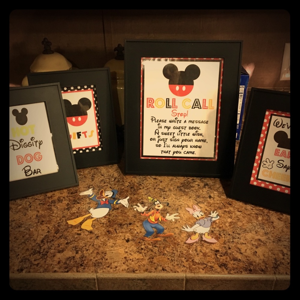 Disney Mickey Mouse Party decor